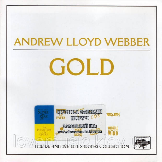 Музичний сд диск ANDREW LLOYD WEBBER Gold (2001) (audio cd)