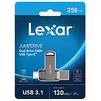 Накопитель OTG LEXAR JumpDrive D400 USB-Type-C (USB 3.1) 256GB BM, код: 8328173