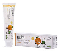 Зубная детская паста Персик Melica Organic 100 мл FG, код: 8253650