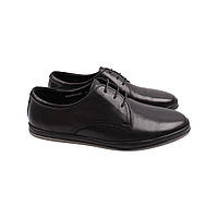 Туфлі чоловічі Anemone чорні натуральна шкіра 230-22DTC 39 UP, код: 7466975