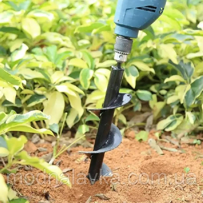 Бур для земли под перфоратор спиральное сверло 10x30см AgroDim ML, код ...