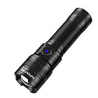 Ліхтарик ручний акумуляторний SuperFire L16-T 900 Lumen IP43 Black BB, код: 7885936