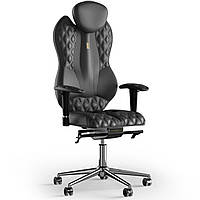 Кресло KULIK SYSTEM GRAND Кожа с подголовником со строчкой Черный (4-901-WS-MC-0101) DH, код: 1697100