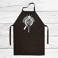 Фартук кухонный с принтом Арбуз Kitchen Queen Королева кухни 68 см Черный QT, код: 8211781