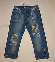 Капри женские джинсовые Binnitu р.24 Темно-синий (ю119) GR, код: 2350329