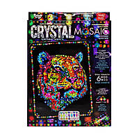 Креативное творчество Crystal mosaic Тигр Danko Toys CRM-02-01 6 форм элементов FS, код: 8246035
