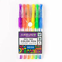 Набор разноцветных ручек Malevaro Neon 6 цветов (ML760172) BF, код: 7704211