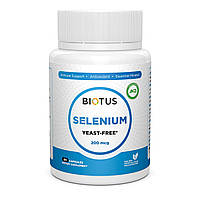Селен Selenium Biotus без дрожжей 200 мкг 60 капсул OS, код: 7290209
