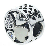 Серебряный шарм Pandora 792143CZ GG, код: 7359630