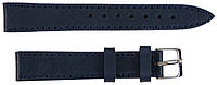 Ремешок для часов кожаный Mykhail Ikhtyar ширина 14 мм Темно-синий (S14-209S navy) UP, код: 8151423