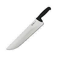 Нож слайсер мясника Sanelli Ambrogio Supra с широким лезвием 36 см Черный (77591) PR, код: 1676667