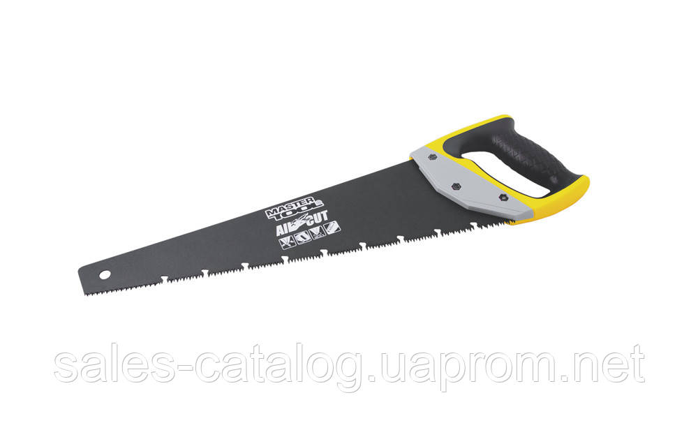 Ножівка столярна MASTERTOOL BLACK ALLIGATOR 400 мм 9TPI MAX CUT гартований зуб 3-D заточування тефл SC, код: 7680665