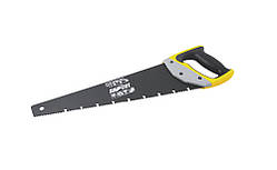 Ножівка столярна MASTERTOOL BLACK ALLIGATOR 400 мм 9TPI MAX CUT гартований зуб 3-D заточування тефл SC, код: 7680665