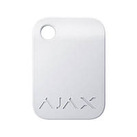 Защищенный бесконтактный брелок Ajax Tag white (комплект 3 шт.) для клавиатуры KeyPad Plus LW, код: 6746562