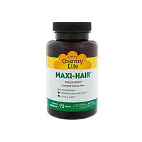 Комплекс для кожи, волос, ногтей Country Life Maxi-Hair 90 Tabs MP, код: 7517628