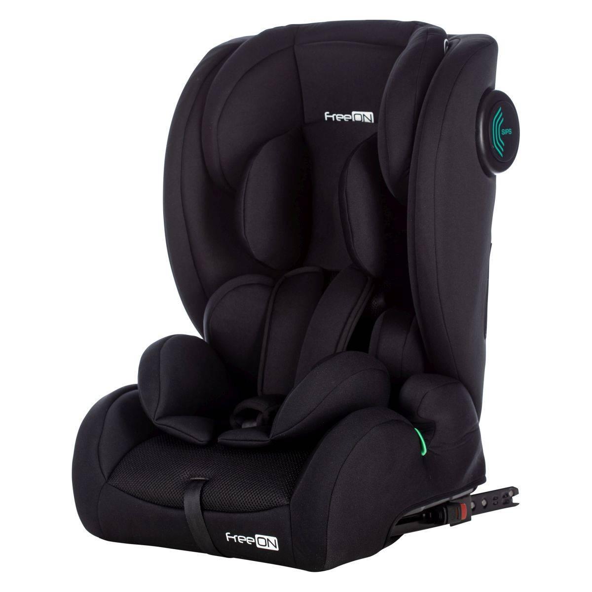 Дитяче автокрісло універсальне FreeON Modus Black Isofix чорна група 1 2 3 від 9 до 36 кг