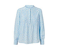 Блуза TCM Tchibo T1701179095 38 Голубой с белым NX, код: 8339775