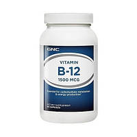 Вітамін B для спорту GNC Vitamin B-12 1500 mcg 90 Caps KV, код: 7520301