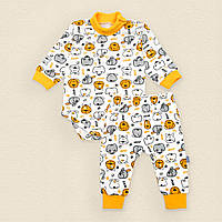Боди и штаны с начесом Dexters для ребенка от трех месяцев puppy 68 см молочный желтый (13152 PS, код: 8329803
