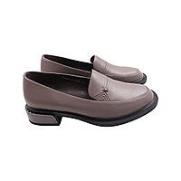 Туфлі жіночі Molka візонові натуральна шкіра 265-23DTC 40 XN, код: 7824397