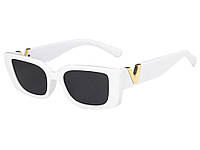 Солнцезащитные очки женские Mine Кошачий глаз One Size Белый (hub_3ttecm) TE, код: 8117448