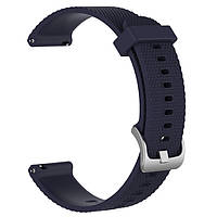 Ремешок BeWatch GT 20мм силиконовый для часов универсальный Темно-синий (1011489) UL, код: 2683186