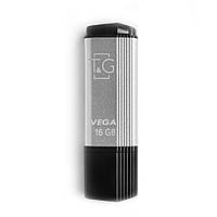 Флешка ЮСБ TG Vega 121 USB Flash Drive 2.0 16 Гб Steel PZ, код: 8157924