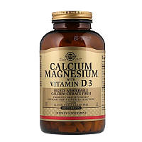 Кальций магний Д3 (Calcium Magnesium Vitamin D3) Solgar 300 таблеток XN, код: 7701268
