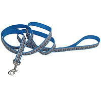 Светоотражающий поводок для собак Coastal Lazer Brite Reflective Leash 2.5 см х 1.8 м Бирюзов GR, код: 7890900