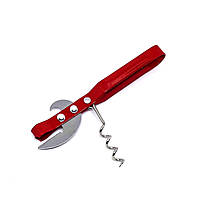 Универсальная открывалка - консервный нож со штопором металлический SNS 3 в 1 NS-02 XN, код: 8398438