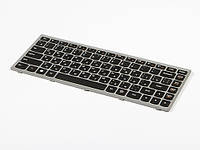 Клавиатура для ноутбука Lenovo S410p Z410 Flex 14 Original Rus серая рамка (A2106) PZ, код: 214883