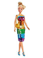 Стильная кукла Simba в платье с пайетками OL226993 KM, код: 8398355