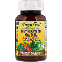 Витамины для женщин MegaFood Women Over 40+ 30 таблеток (8102) VA, код: 1535501