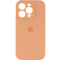 Чехол с защитой камеры Silicone Case Full iPhone 14 Pro Chalk Pink EM, код: 8215872