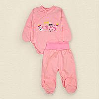 Комплект Dexters для дівчаток рожевий hello baby 62 см рожевий (131702568999) ET, код: 8330132