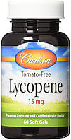 Ликопин Lycopene Carlson Labs 15 мг 60 гелевых капсул EJ, код: 7289444
