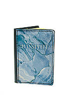 Кожаная обложка для паспорта DevayS Maker 01-0103-435 Синий ET, код: 2690349