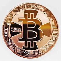 Монета сувенірна Eurs Bitcoin Мідний колір (BTC-M-2) KV, код: 8124266
