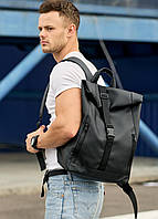 Мужской рюкзак ролл Sambag RollTop LZT черный (24208001m) PZ, код: 7940125