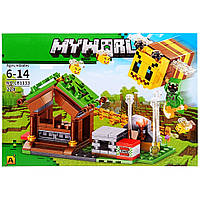 Конструктор детский Minecraft Bambi LB1133A 224 детали VA, код: 8323447