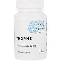 Микроэлемент Цинк Thorne Research Zinc Picolinate 30 mg 60 Caps GR, код: 7519385