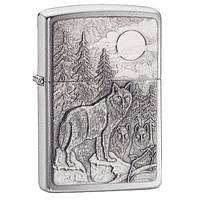 Зажигалка бензиновая Zippo Timberwolves (20855) XN, код: 7725208