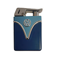 Зажигалка газовая пьезо Licences VW Metal Lighter Tank Сине-голубая (40610129BLU) XN, код: 7809053