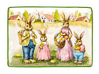 Блюдо Жизнь Пасхальных кроликов прямоугольная AL186567 Lefard FS, код: 8382204