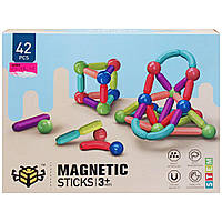 Конструктор магнитный MAGNETIC STICKS 42 дет MIC (FD138) GT, код: 8347488