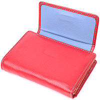 Яркий кошелек для женщин из натуральной кожи ST Leather 22503 Красный Отличное качество