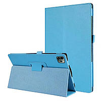 Чехол-книжка Litchi Leather Case для Apple iPad Pro 11 2018 2020 (Wake Sleep) Light Blue UP, код: 7338726