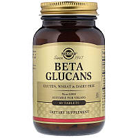 Бета глюканы Beta Glucans Solgar 60 таблеток BK, код: 7701136