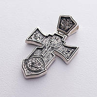 Православний хрест Розп'яття. Ангел Хранитель 13582 Онікс KV, код: 6589868