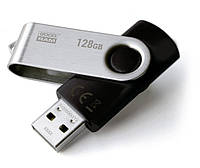 Флеш-накопитель USB 128GB GOODRAM UTS2 (Twister) Black (UTS2-1280K0R11) PZ, код: 1913577